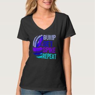 Volleyball Bump Set Spike Repeat T-Shirt