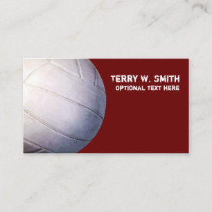 Volleyball Business Card