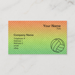 Volleyball; Business Card