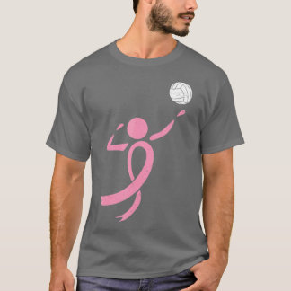 Volleyball Cancer Disease Chemotherapy Patient T-Shirt