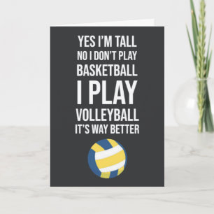 Volleyball Cards Sport Athletic High School Player