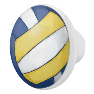 Volleyball Ceramic Knob
