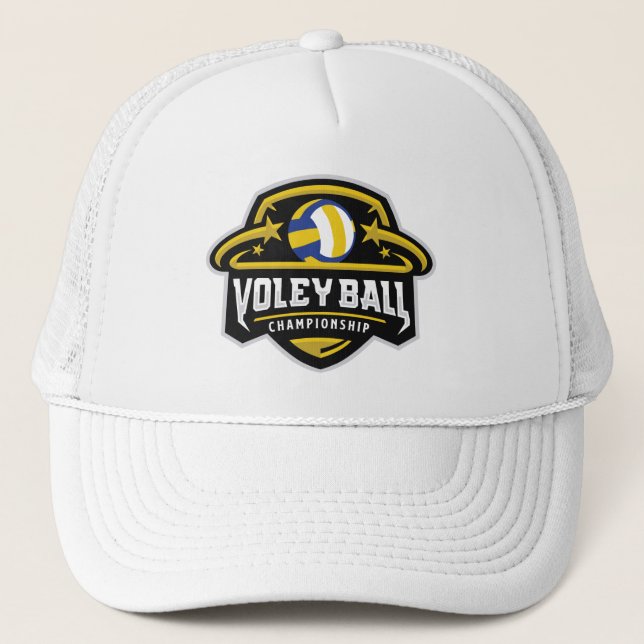 Volleyball Championship Trucker Hat (Front)