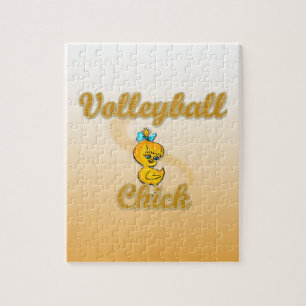 Volleyball  Chick Jigsaw Puzzle