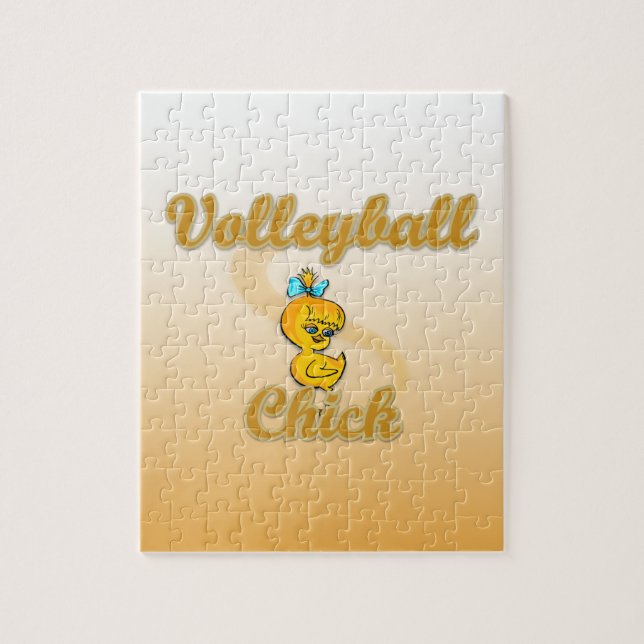 Volleyball  Chick Jigsaw Puzzle (Vertical)