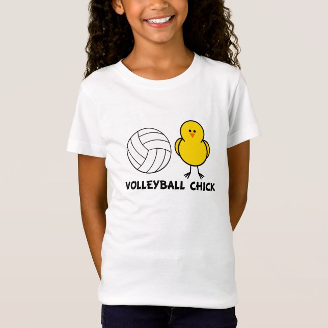 Volleyball Chick T-Shirt (Front)