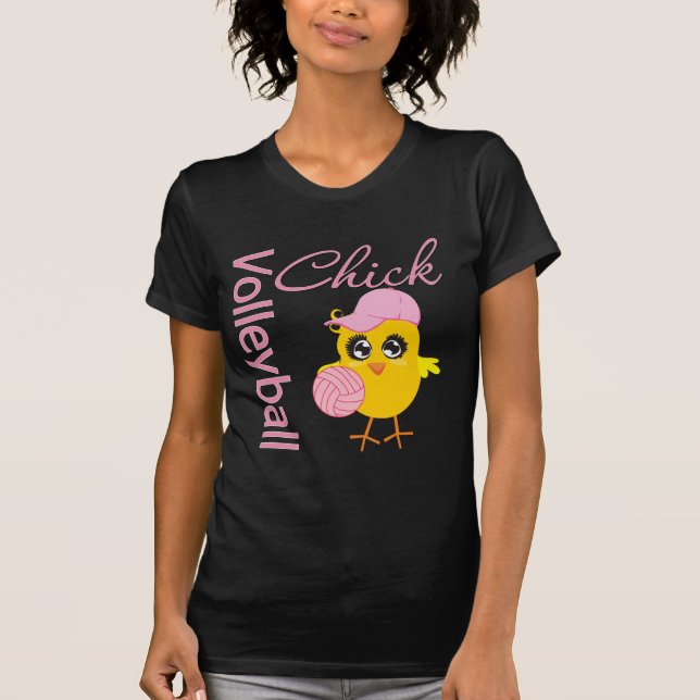 Volleyball Chick T-Shirt (Front)