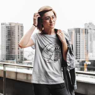 Volleyball Christ Quote   T-Shirt