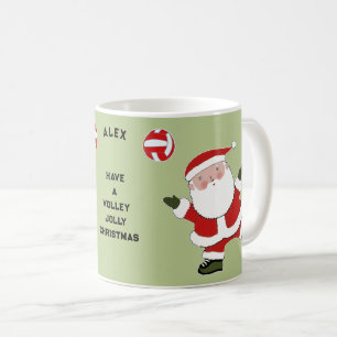 Volleyball Christmas Coffee Mug