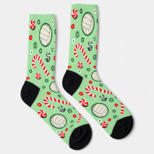 Volleyball Christmas Holiday Gifts Socks