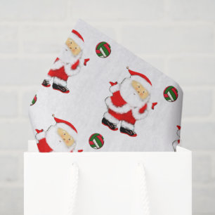Volleyball Christmas Holiday Tissue Paper