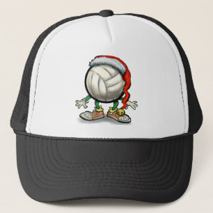 Volleyball Christmas Trucker Hat