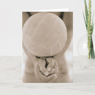 Volleyball Close-Up Card