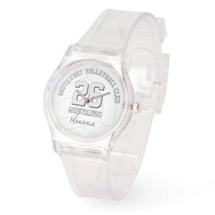 volleyball club team name personalised watch