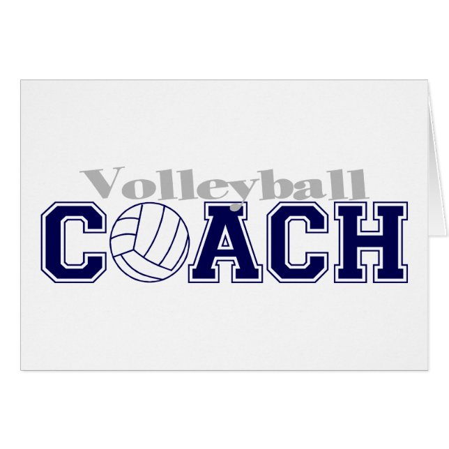 Volleyball Coach (Front Horizontal)