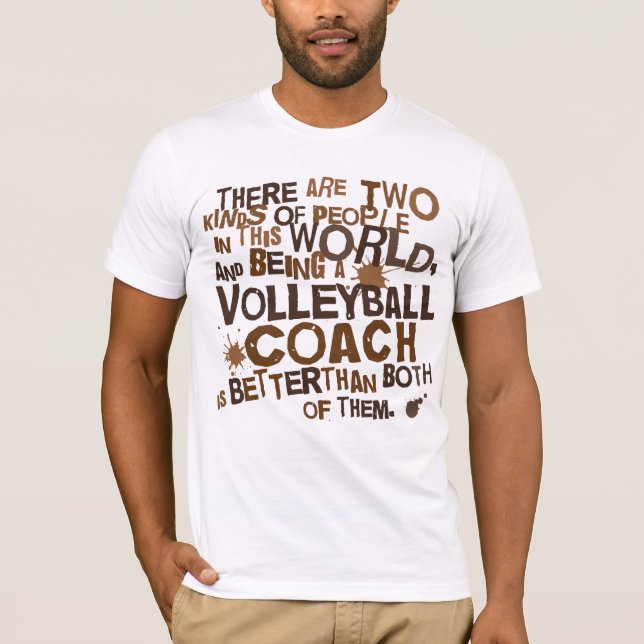 Volleyball Coach Gift T-Shirt (Front)