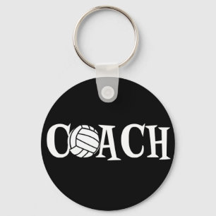 Volleyball Coach Key Ring