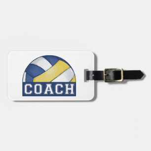 Volleyball Coach Luggage Tag