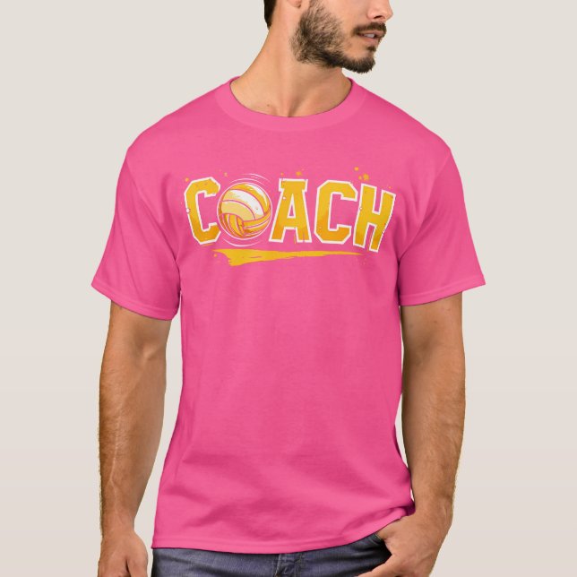 Volleyball Coach T-Shirt (Front)