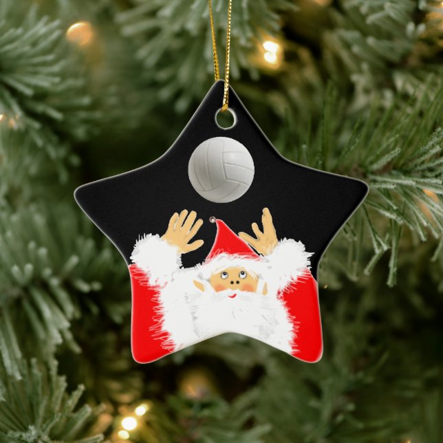 Volleyball Collectable Ceramic Tree Decoration (Tree)