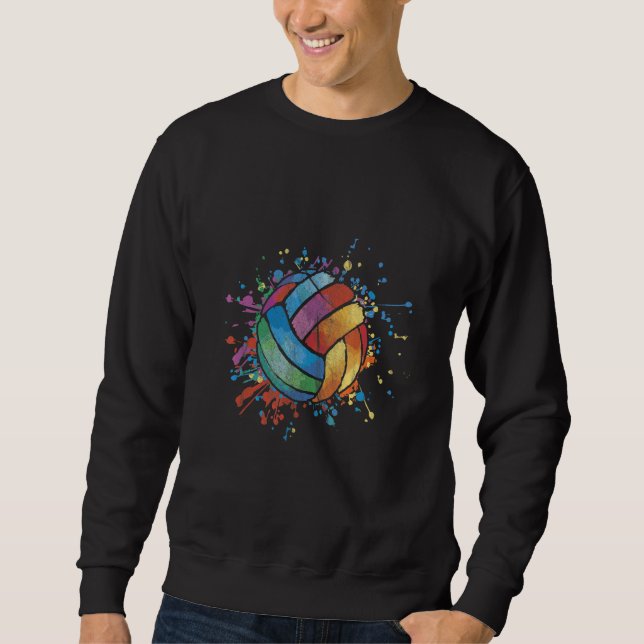 Volleyball Colors Sweatshirt (Front)