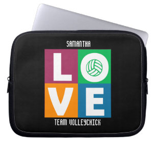 Volleyball Computer sleeve VolleyChick Love