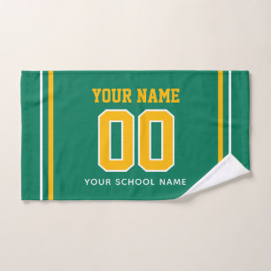 Volleyball Custom Name & Jersey Number, Team Gift Hand Towel
