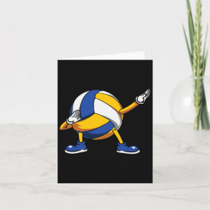 Volleyball Dab Dancing Dabbing Volleyball Lovers  Card
