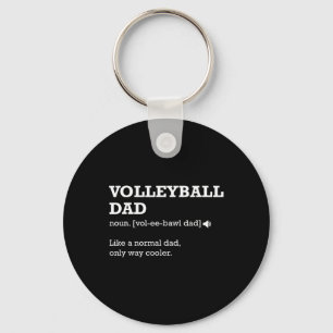 Volleyball Dad Definition  Key Ring