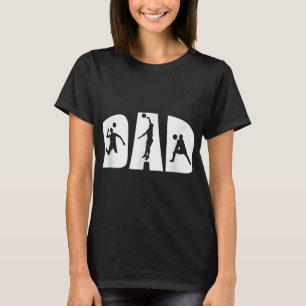 Volleyball Dad Father Beach Volleyball Player Fath T-Shirt