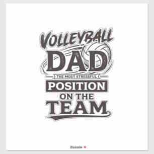 Volleyball Dad Funny Vintage Team Position Shirt_1
