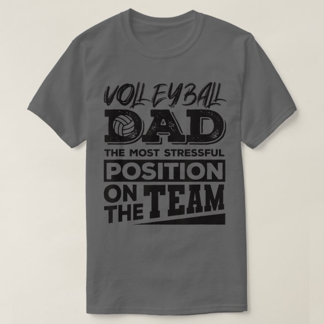 Volleyball Dad  Men Volleyball Lover  T-Shirt (Design Front)