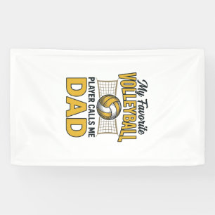 Volleyball Dad My Favourite Player Calls Me Dad De Banner