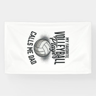 Volleyball Dad My Favourite Player Calls Me Dad De Banner