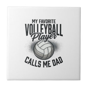 Volleyball Dad My Favourite Player Calls Me Dad De Tile