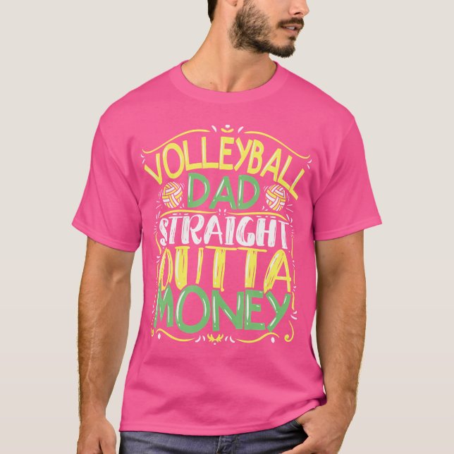 Volleyball Dad T-Shirt (Front)