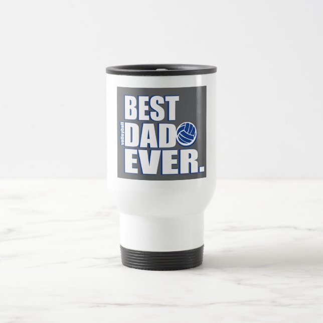Volleyball Dad Travel Mug (Center)