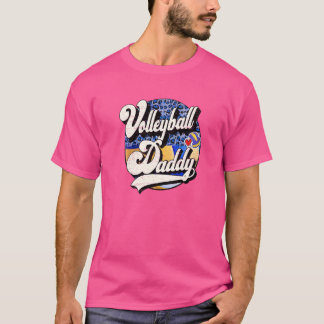 Volleyball Daddy Vintage Volleyball Family Matchin T-Shirt