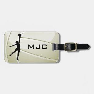 Volleyball Design Luggage Tags