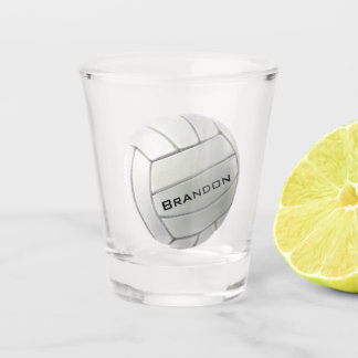 Volleyball Design Shot Glass