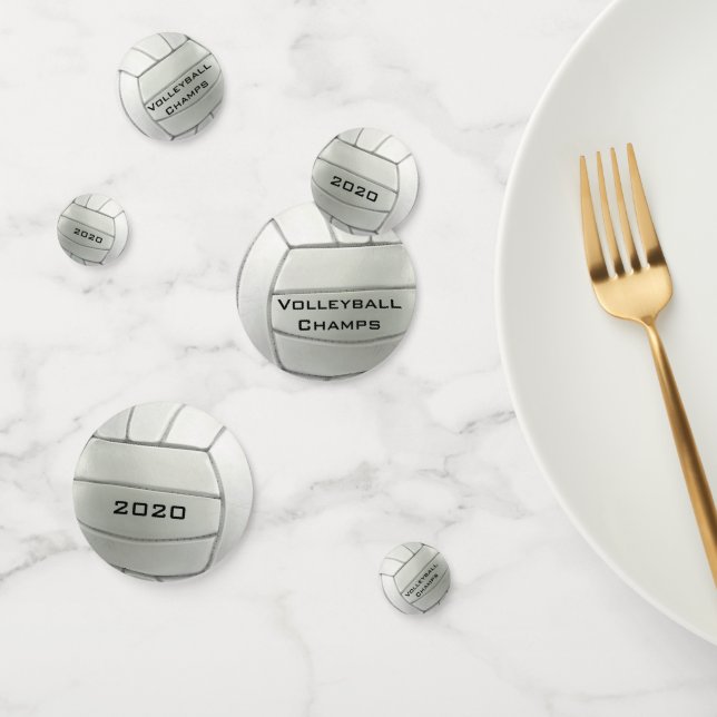 Volleyball Design Table Confetti (Group)