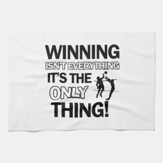 volleyball Designs Tea Towel
