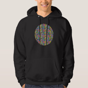 Volleyball Easter Basket Eggs Flowers Easter Day B Hoodie