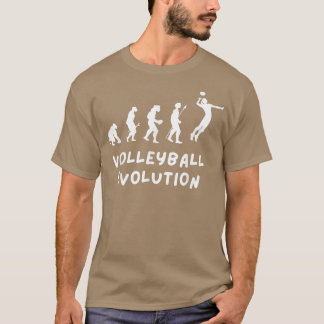 Volleyball Evolution Funny  T-Shirt