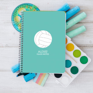 Volleyball Fan Spiral Notebook