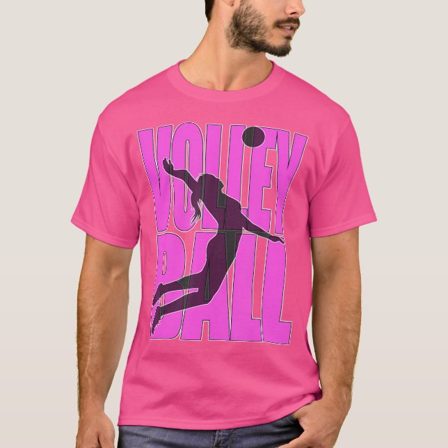 Volleyball For Girlswomen And nagers T-Shirt (Front)
