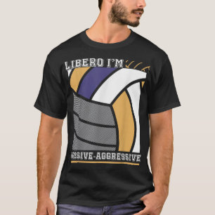 Volleyball for men and women volleyball Libero T-S T-Shirt