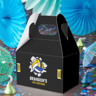 Volleyball Funny Birthday Boy Favour Box