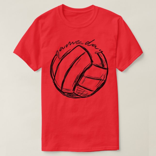 Volleyball Game Day Shirts Gifts For Volleyball Lo (Design Front)