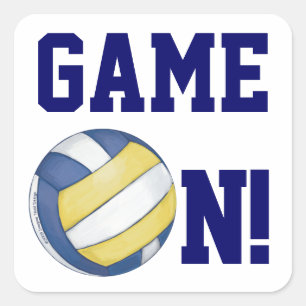 Volleyball Game On Stickers